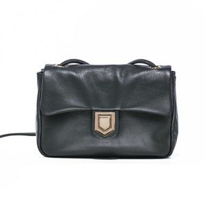 Black Leatner Crossbody